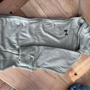 Under Armour Heather Gold Fleece Front Zip Hoodie